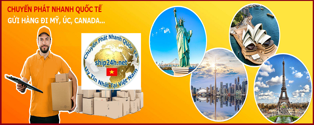 Dịch vụ Gửi hàng đi nước ngoài giá rẻ - chuyên ngiệp - nhanh chóng tại Ship24h